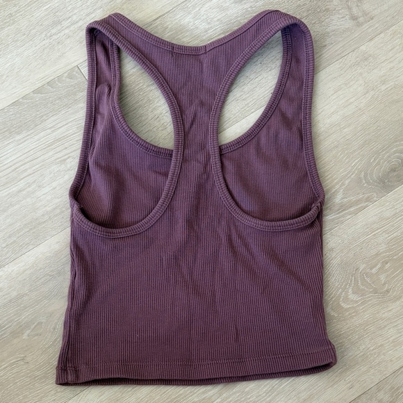 Forever 21 Mauve Ribbed Crop Top - Picture 2 of 2
